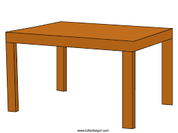 Tavolo in legno massiccio piccolo