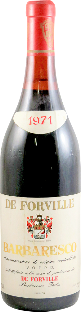 10 bottiglie barbaresco De Forville 1971